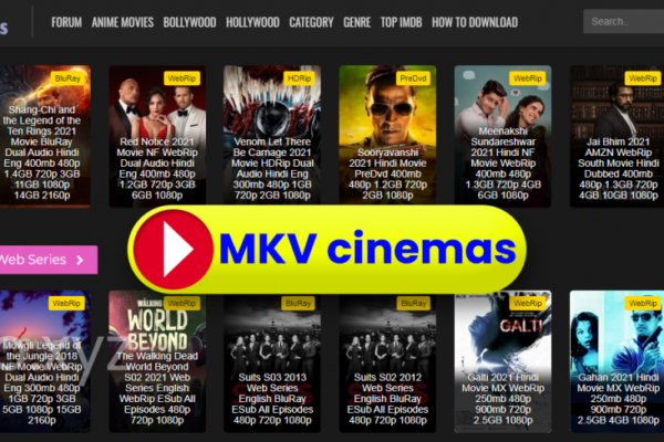 MkvCinemas 2022 – HD Bollywood Hollywood Movies Download at Mkv Cinemas latest News and Updates