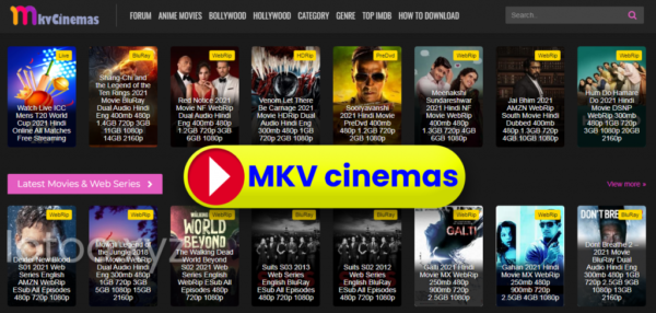 MkvCinemas 2022 – HD Bollywood Hollywood Movies Download at Mkv Cinemas latest News and Updates