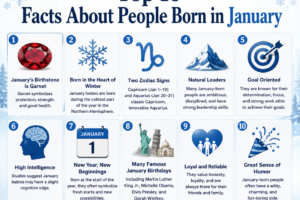 Top 10 Facts About People Born in January