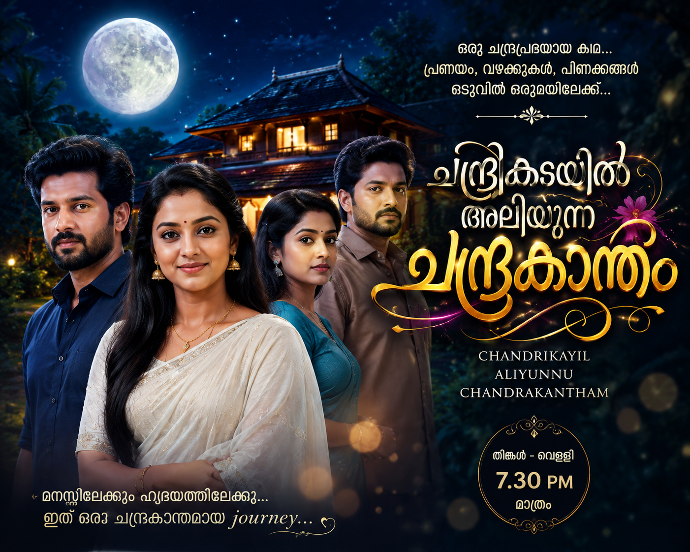 Chandrikayil Aliyunnu Chandrakantham: Malayalam Serial Cast and Story