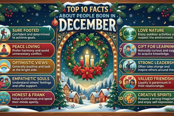 Top 10 Facts About People Born in December