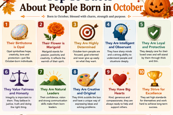 Top 10 Facts About People Born in October