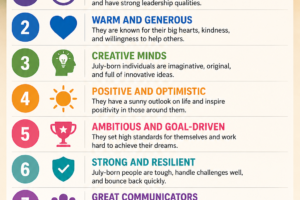 Top 10 Facts About People Born in July