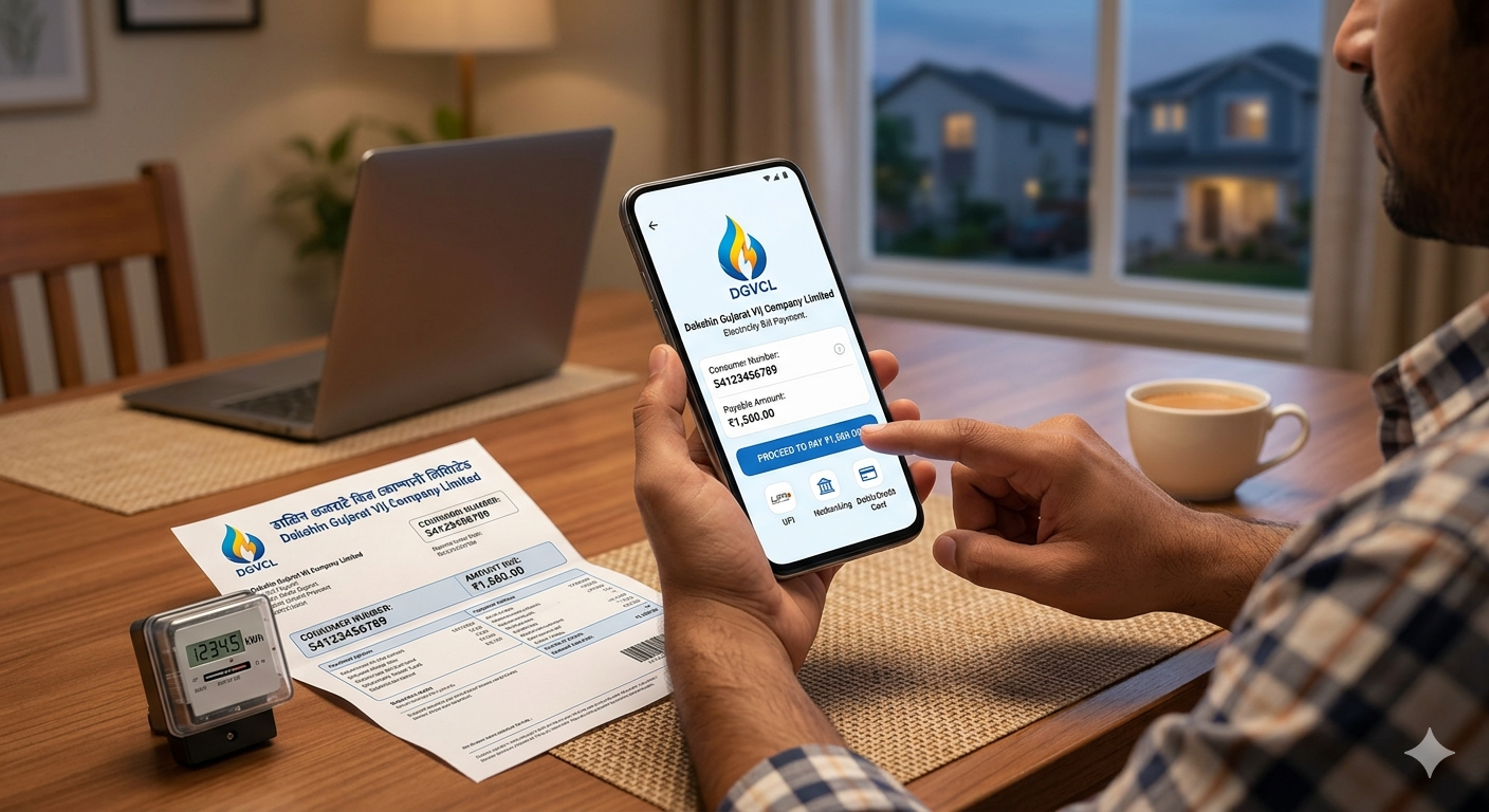 DGVCL Bill Payment: Pay Bill Online, Offline and Receipt Download