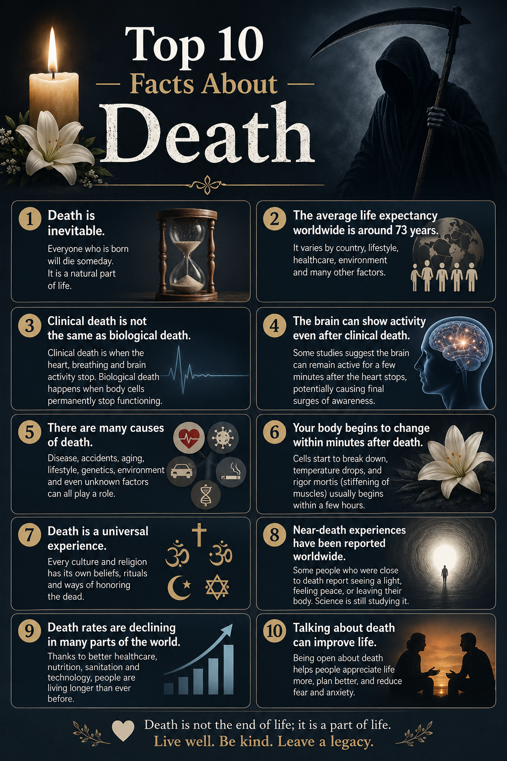 Top 10 Facts About Death