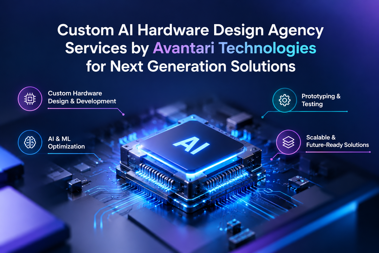 Custom AI Hardware Design Agency Services by Avantari Technologies for Next Generation Solutions
